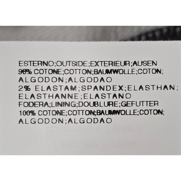 Fiorucci Denim Midi Y2K Italian Designer Back Slit Skirt 40 - Picture 7 of 7